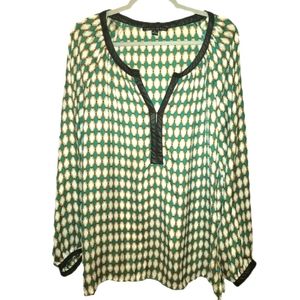 Adorable Boho Style Sheer Blouse!